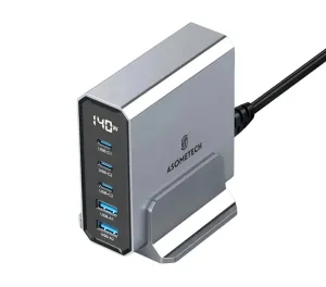 140w Gan Usb c Fast Charger Qc4.0 Pd for Macbook Laptop Tablet Iphone Samsung