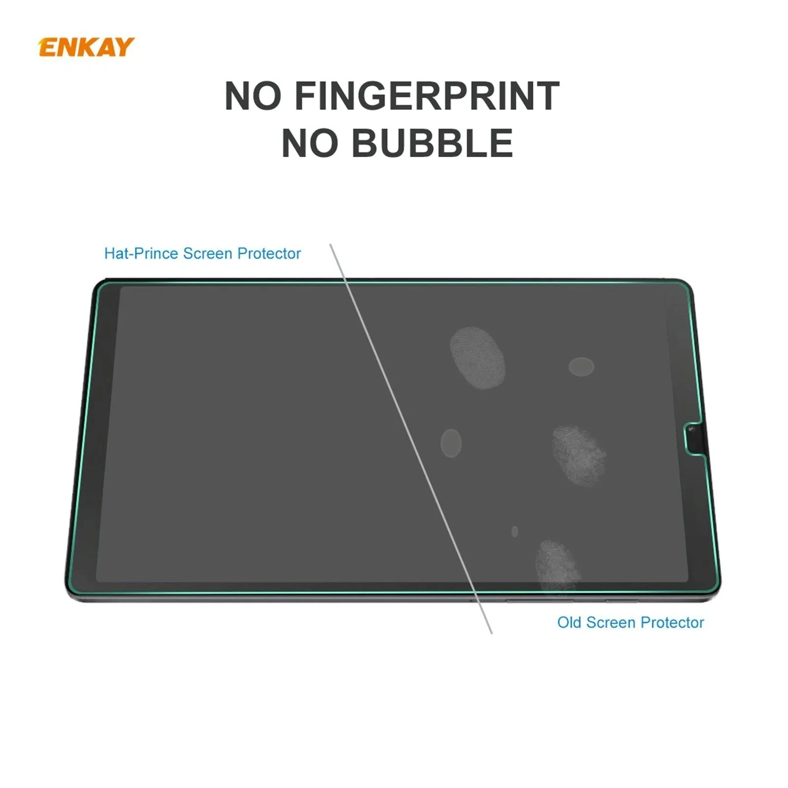 2-pack Hat-prince Tempered Glass Protector for Samsung Galaxy Tab A7 Lite 8.7 - 0.33mm 9h Hardness