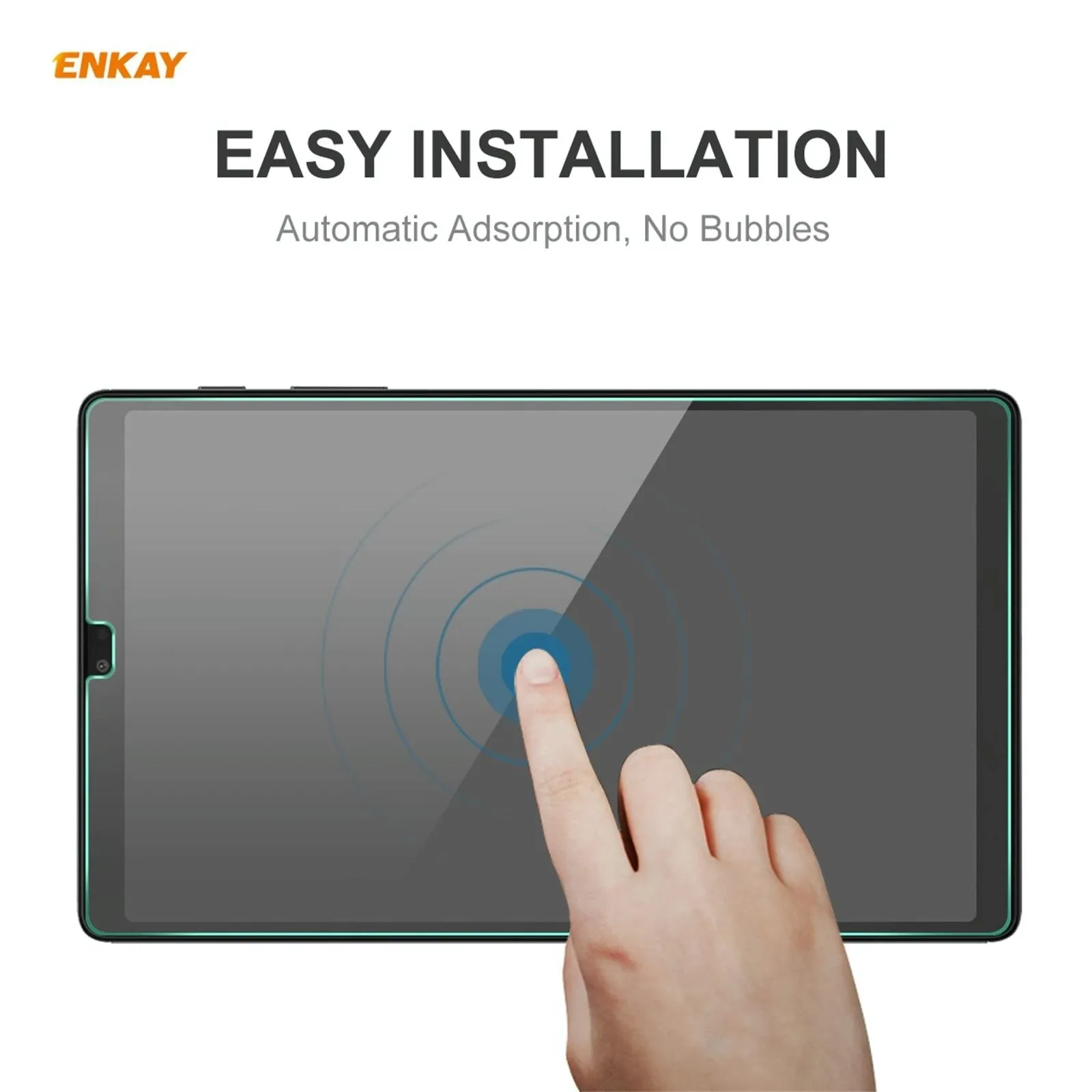 2-pack Hat-prince Tempered Glass Protector for Samsung Galaxy Tab A7 Lite 8.7 - 0.33mm 9h Hardness