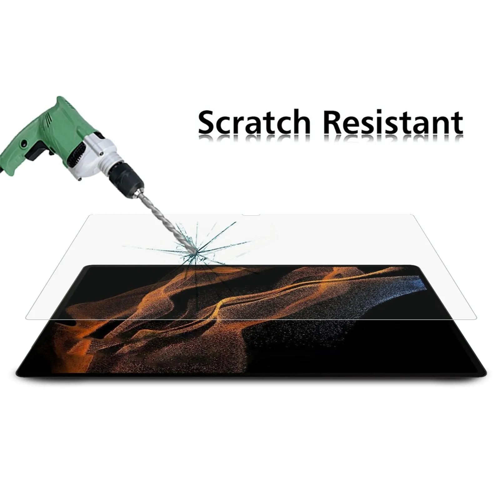 2-pack Tempered Glass Film for Samsung Galaxy Tab S8 Ultra / X900