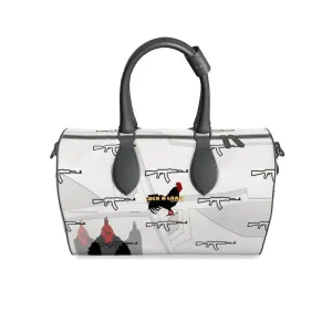 #422 cocknload Duffle Bag gun/rooster print