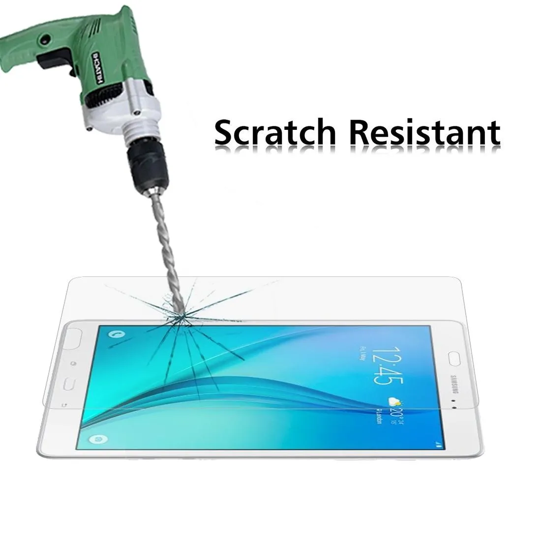 75-pack 0.3mm 9h Tempered Glass Screen Protector for Samsung Galaxy Tab a Plus 9.7