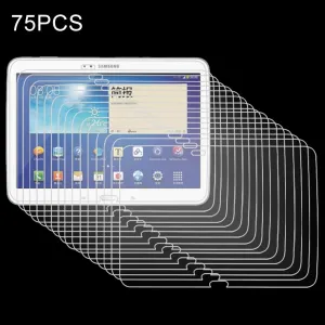 75-pack Tempered Glass Film for Samsung Galaxy Tab 3 10.1 - 0.4mm 9h  Hardness 2.5d Explosion-proof