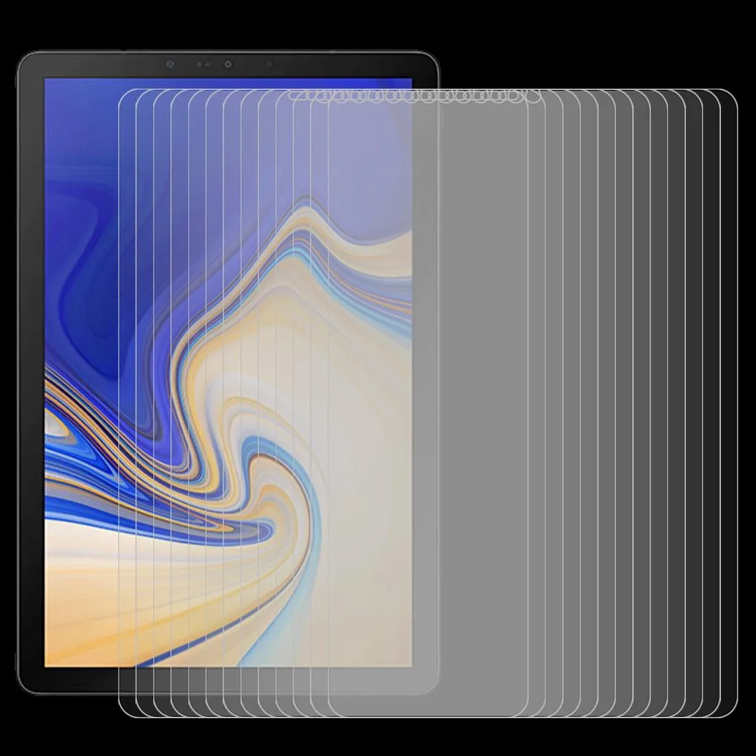 75-pack Tempered Glass Film for Samsung Galaxy Tab S4 10.5 - 0.26mm 9h Hardness Explosion-proof