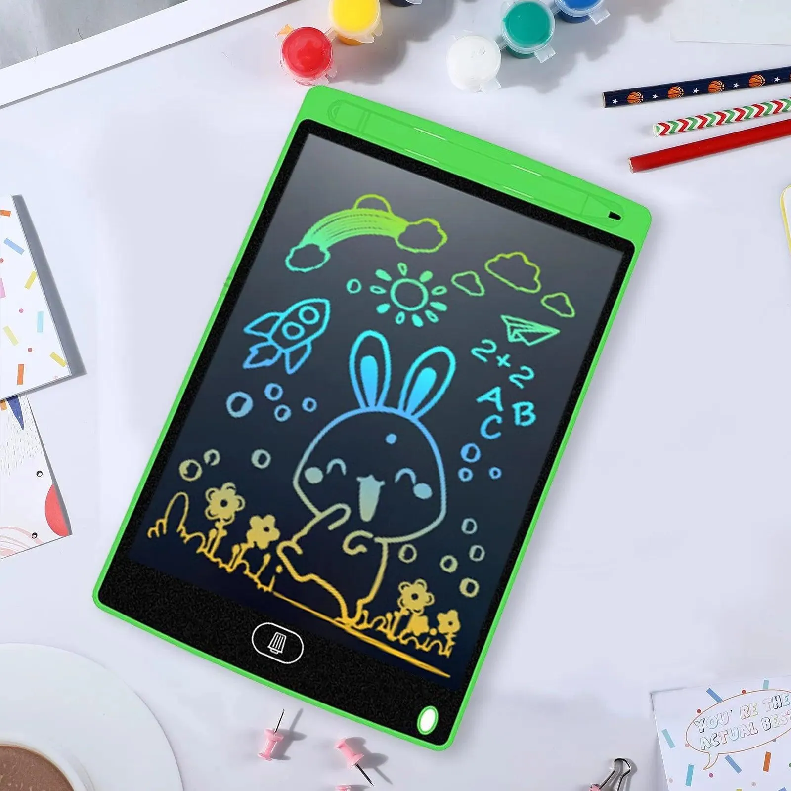 8.5-Inch Reusable LCD Writing Tablet: The Ultimate Doodle and Sketch Pad for Creative Minds