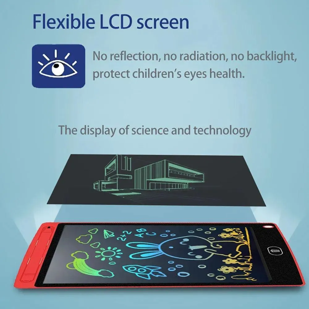 8.5-Inch Reusable LCD Writing Tablet: The Ultimate Doodle and Sketch Pad for Creative Minds