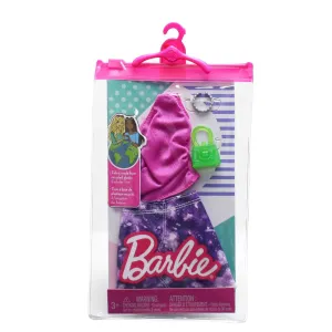 Barbie Complete Looks Fashions And Accessories Pink Top And Tie-Dye Skirt