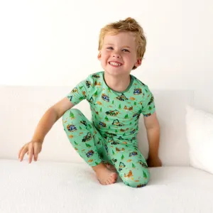 Bigfoot Logging Adventure Short Sleeve Pajama Set (2T-12Y)