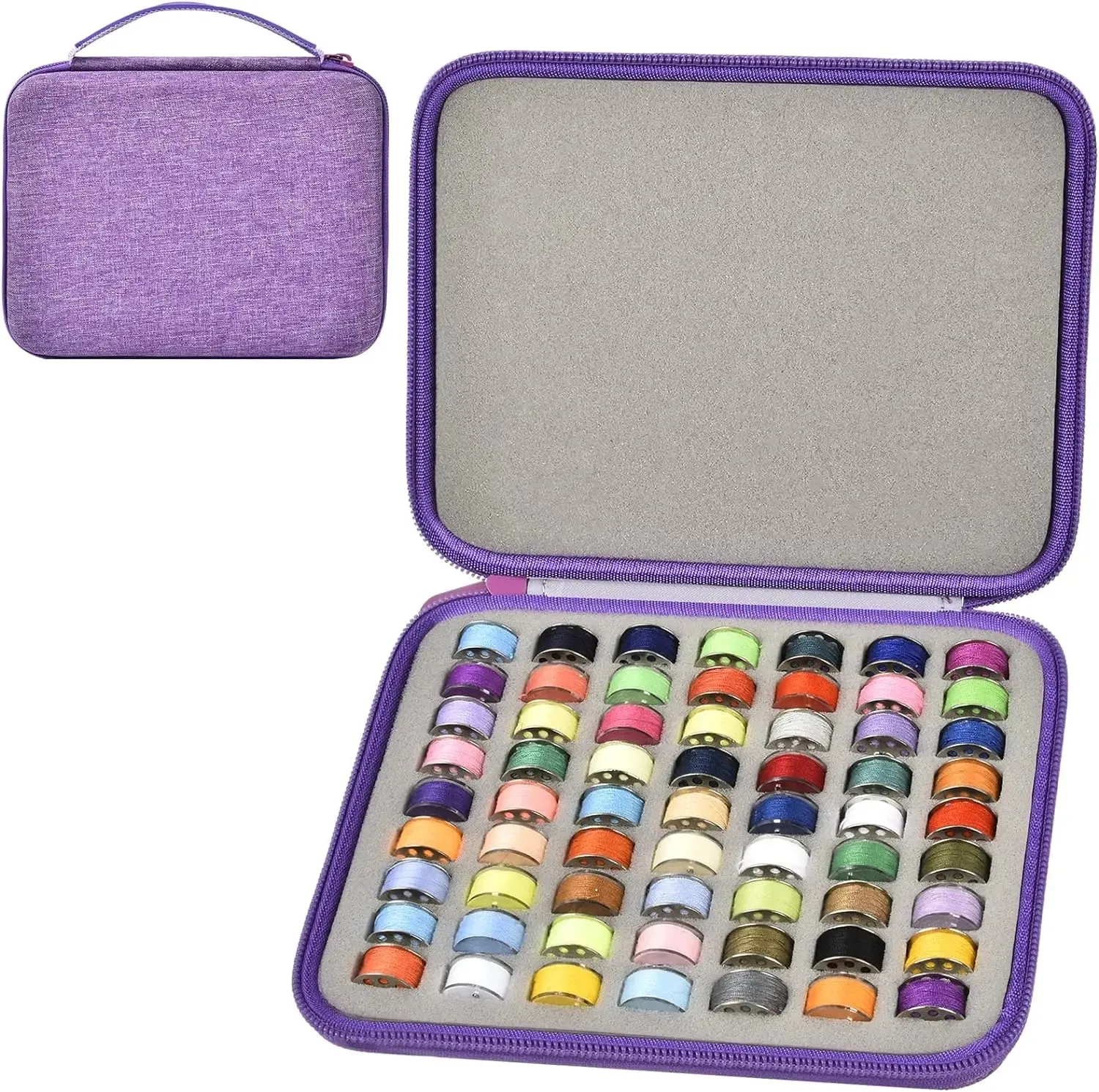 Bobbin Case Holder Thread Organizer For Brother Singer Babylock 63 Slots