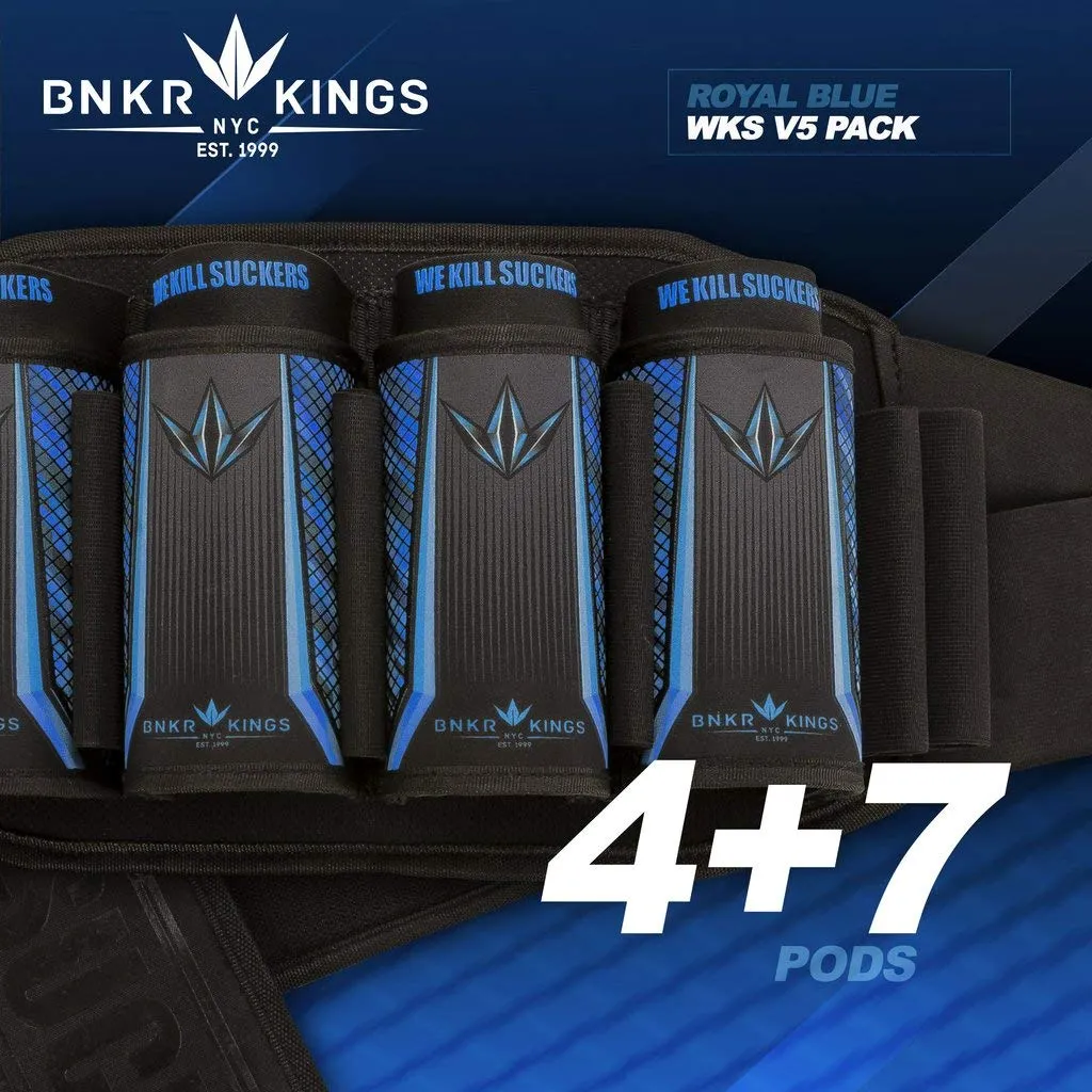 Bunker Kings V5 WKS Strapless Pack 4 7 - Royal Blue