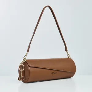 CAKENIS CLUB RALLYETTE BAG IN BROWN
