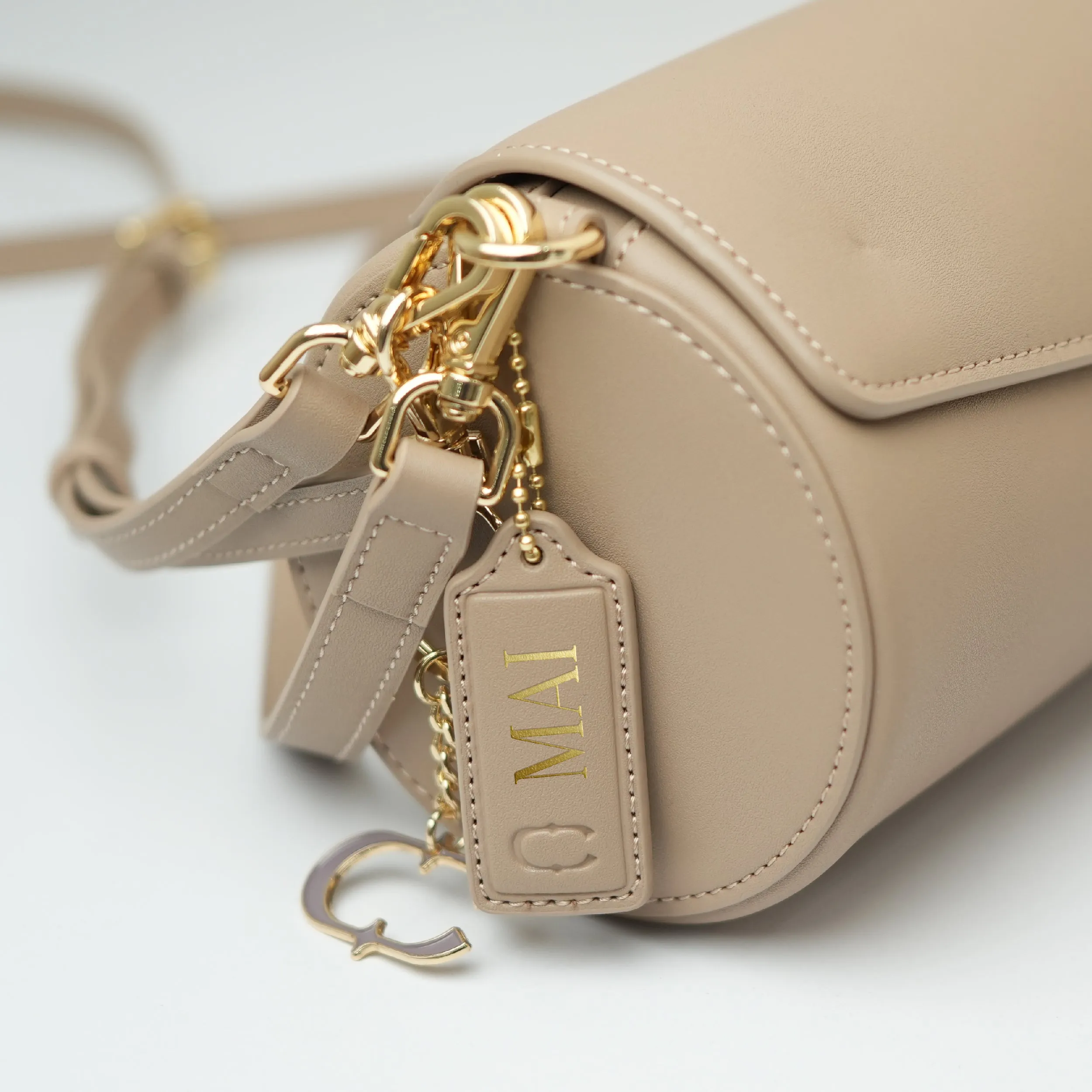 CAKENIS CLUB RALLYETTE BAG IN BROWN