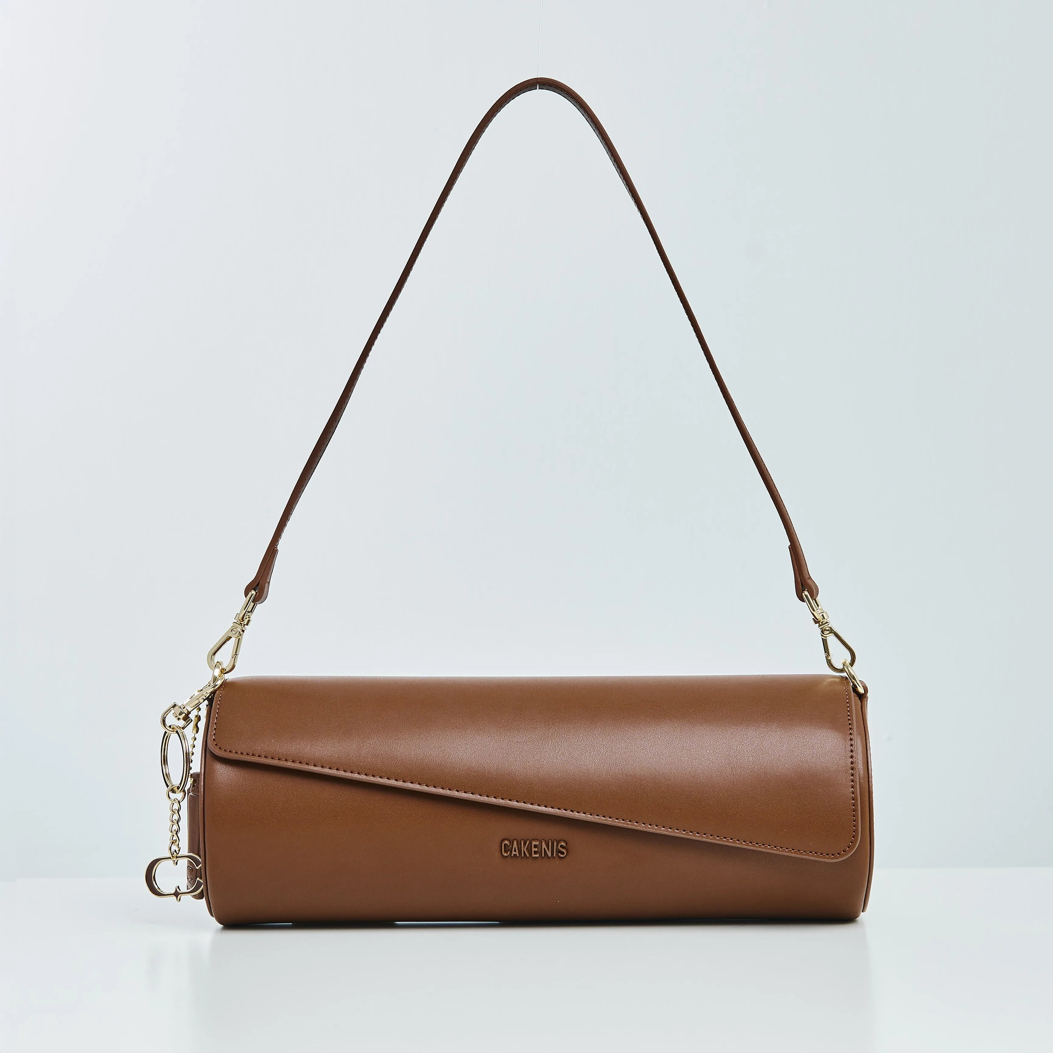 CAKENIS CLUB RALLYETTE BAG IN BROWN