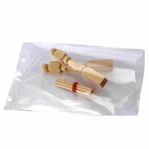 Clear Flat Poly Plastic Bags 7 x 8 x 1 mil