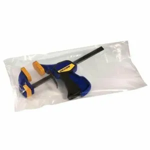 Clear Polyethylene Poly Bags. 10 x 15 x 3 mil