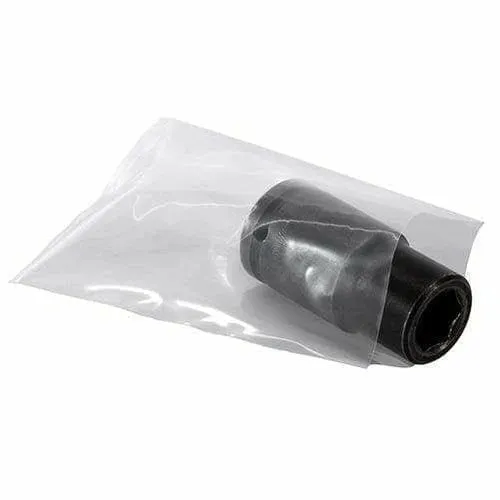 Clear Polyethylene Poly Bags. 12 x 14 x 6 mil