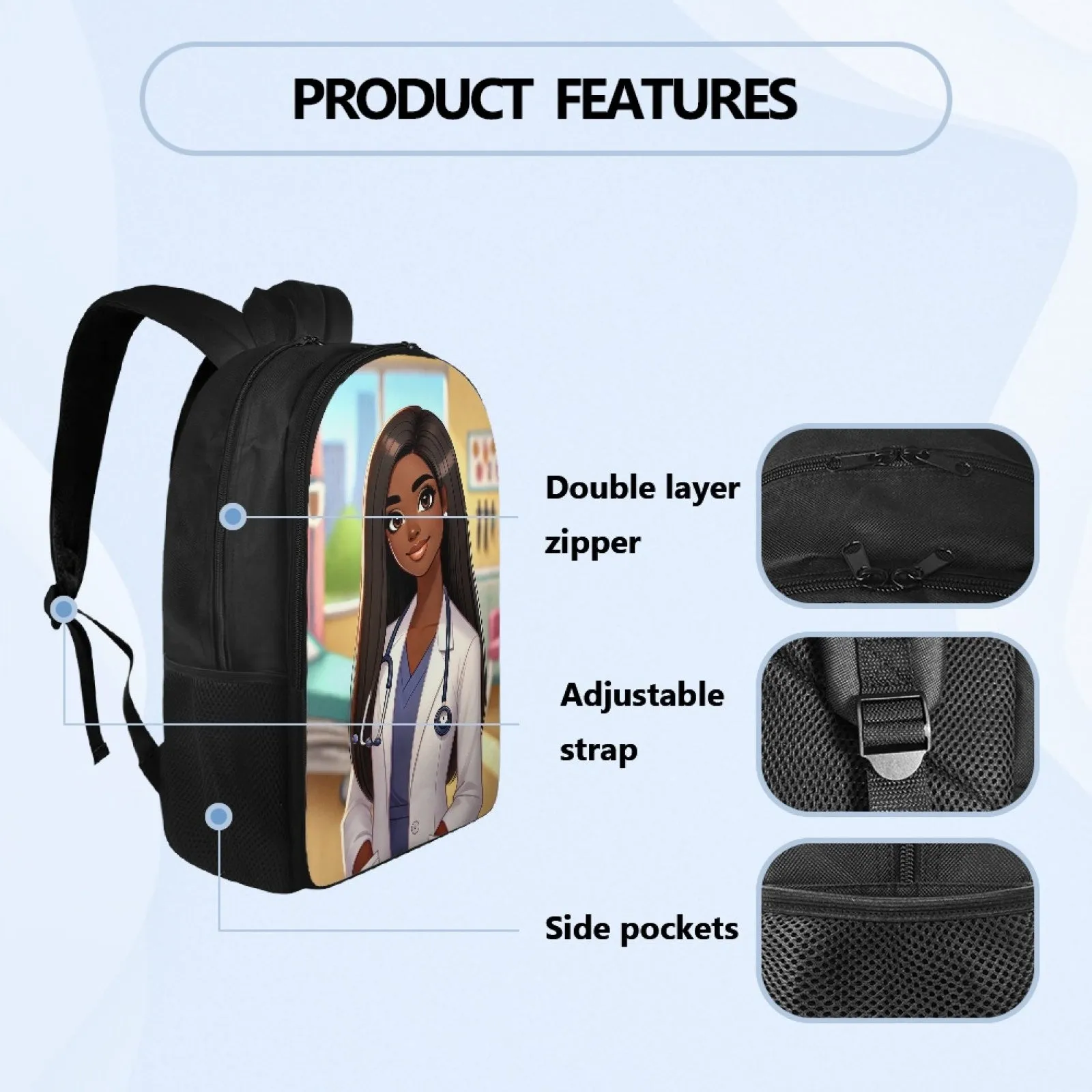 Felicia Family Physician - Backpack