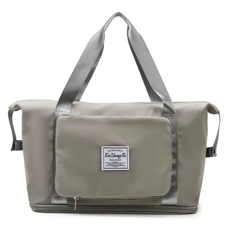 Foldable Large Capacity Storage Folding Bag Travel Bags Tote Carry on Luggage Handbag Waterproof Duffel Women Shoulder Bags