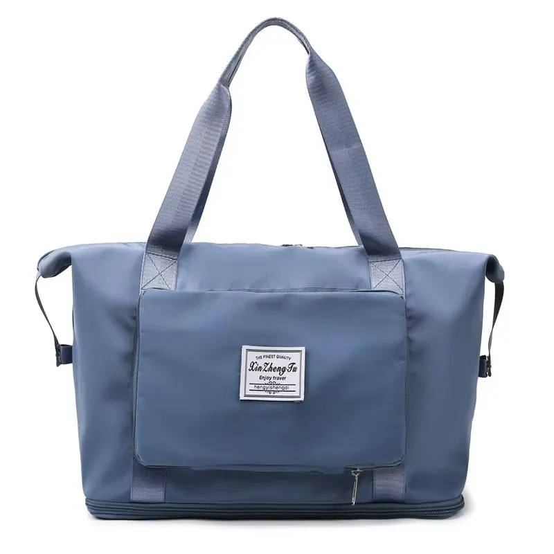Foldable Large Capacity Storage Folding Bag Travel Bags Tote Carry on Luggage Handbag Waterproof Duffel Women Shoulder Bags