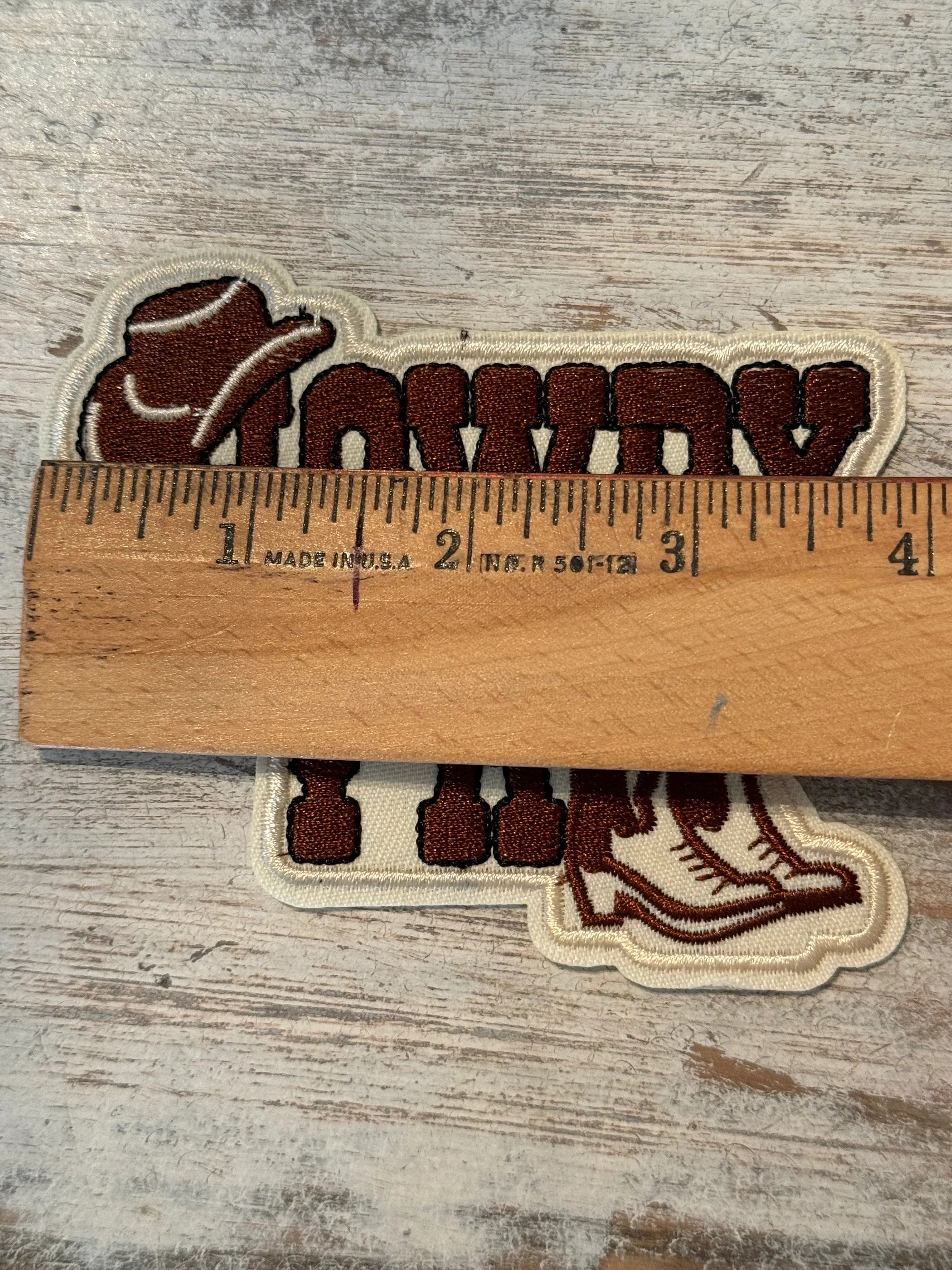Howdy Y'all Iron On Patches