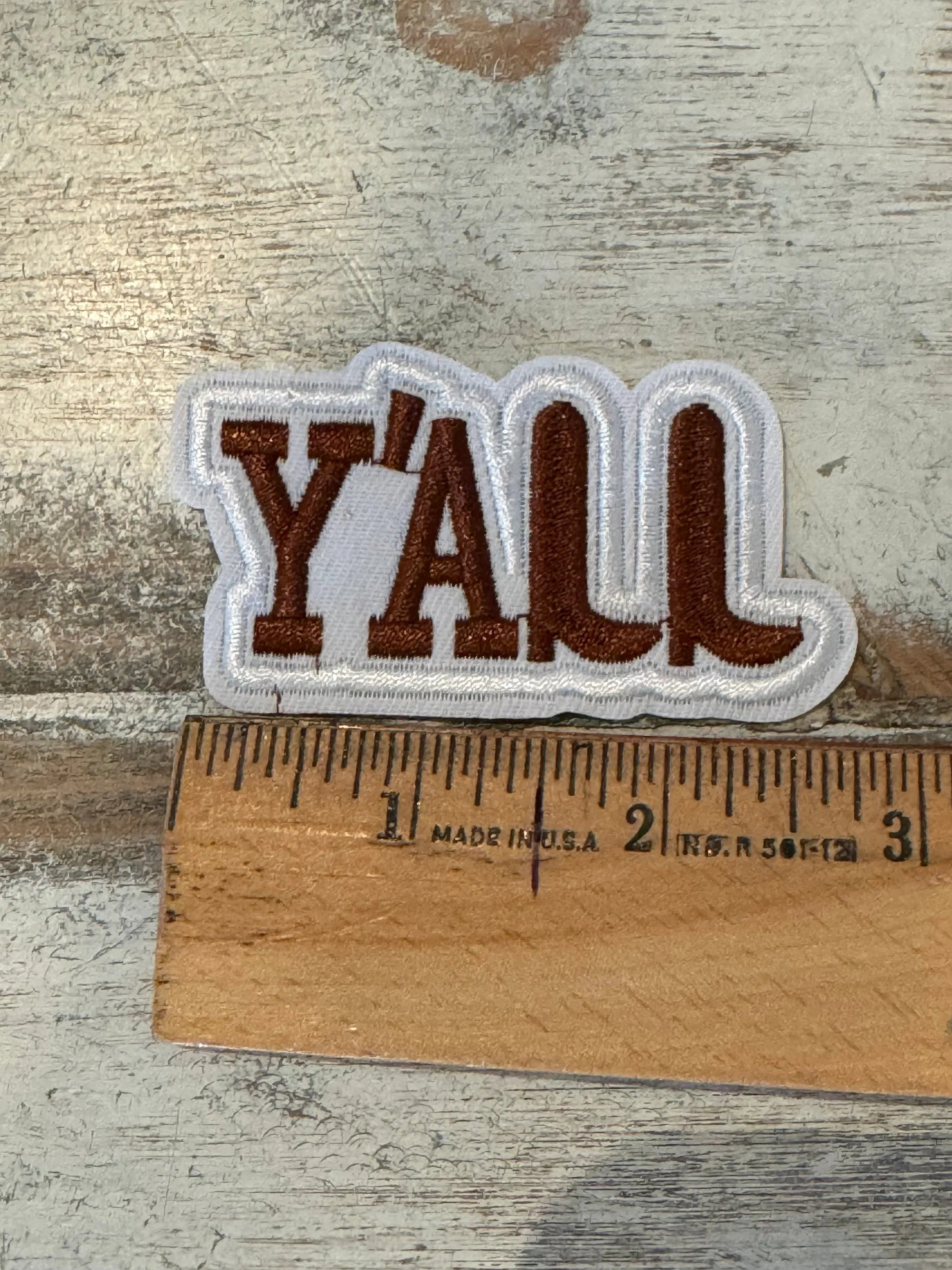 Howdy Y'all Iron On Patches