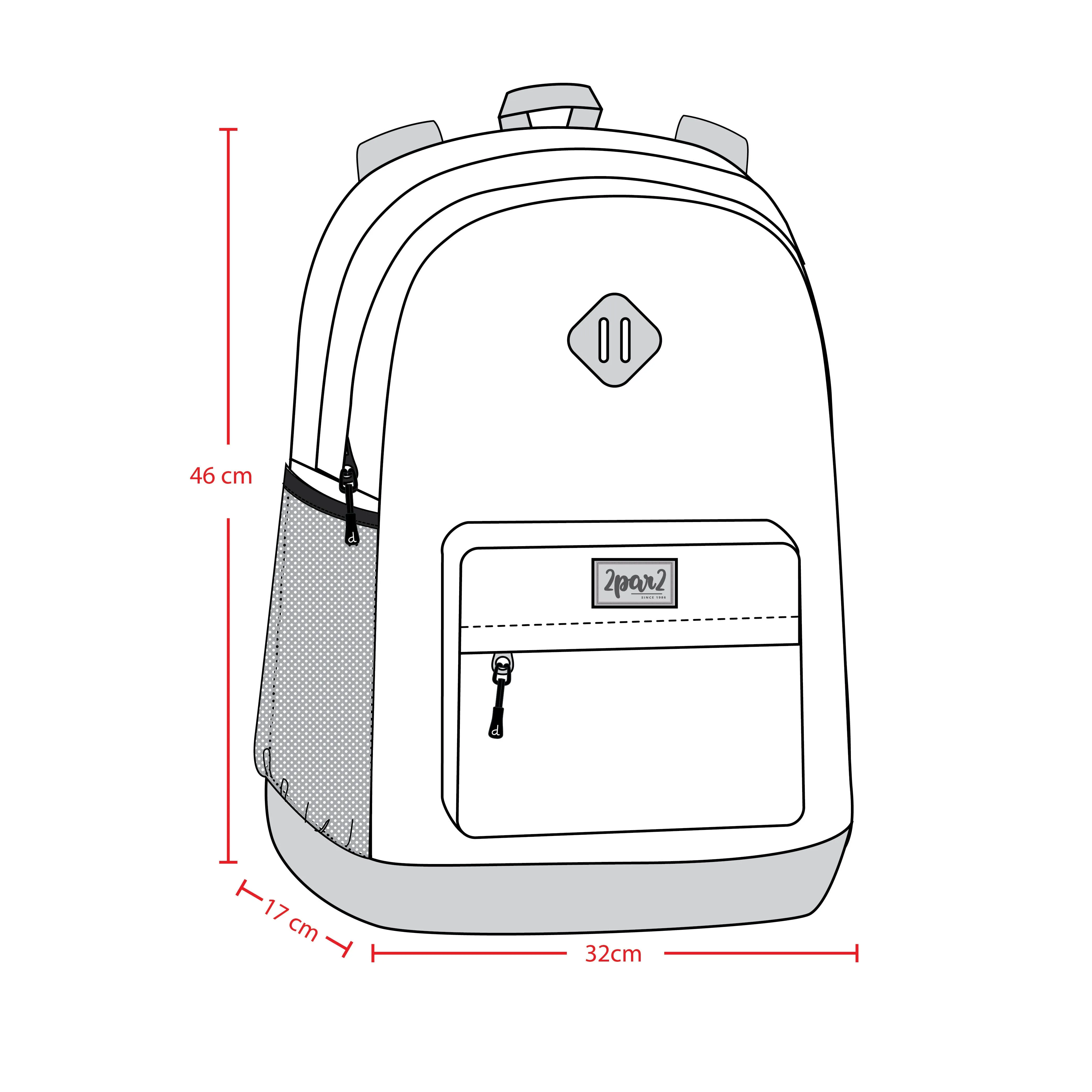 Kids Backpack Purple Gradient