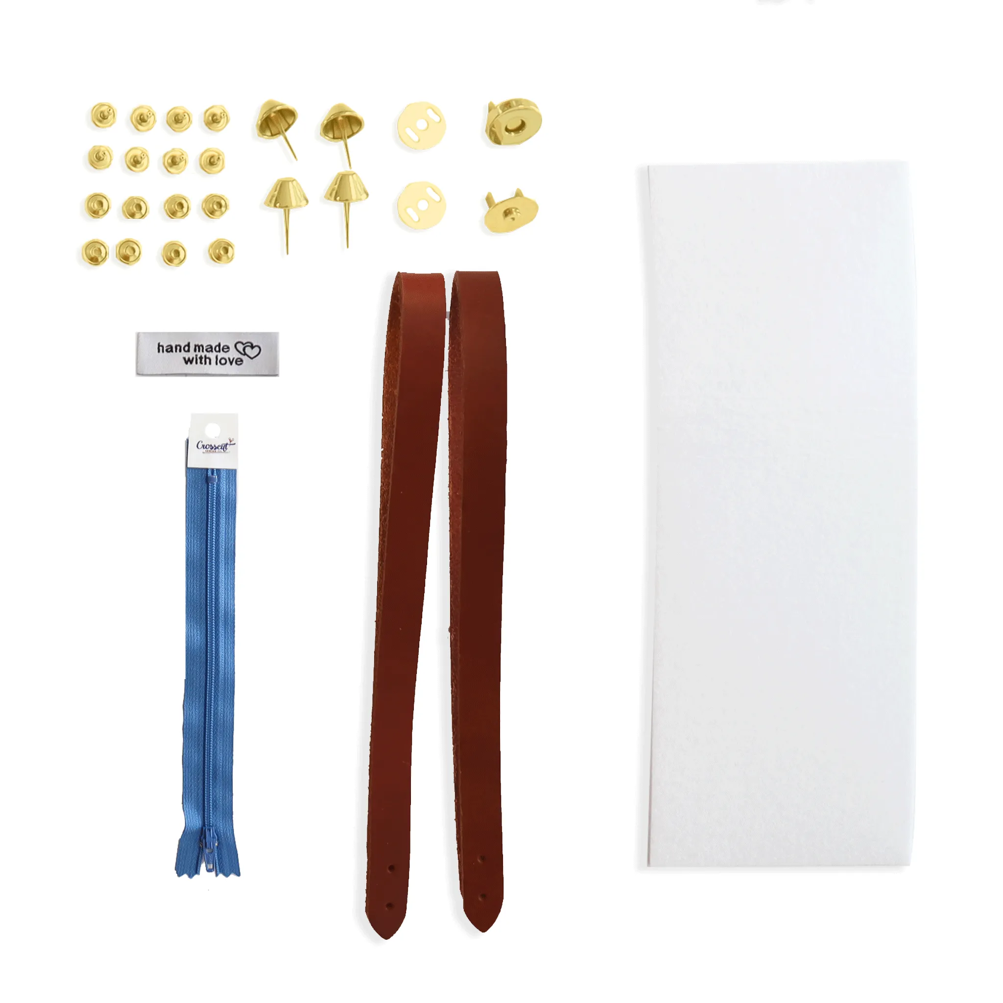 Lincoln Tote Leather Handles & Hardware Kit