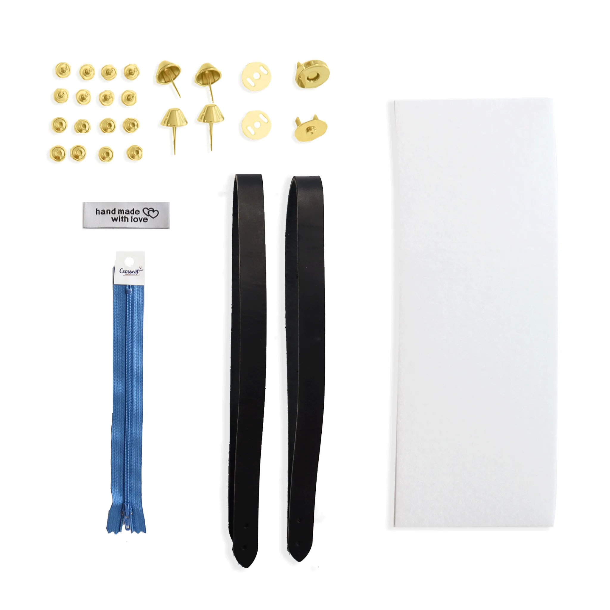 Lincoln Tote Leather Handles & Hardware Kit
