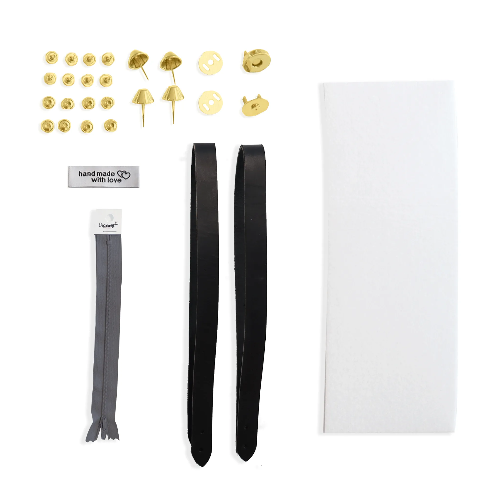 Lincoln Tote Leather Handles & Hardware Kit