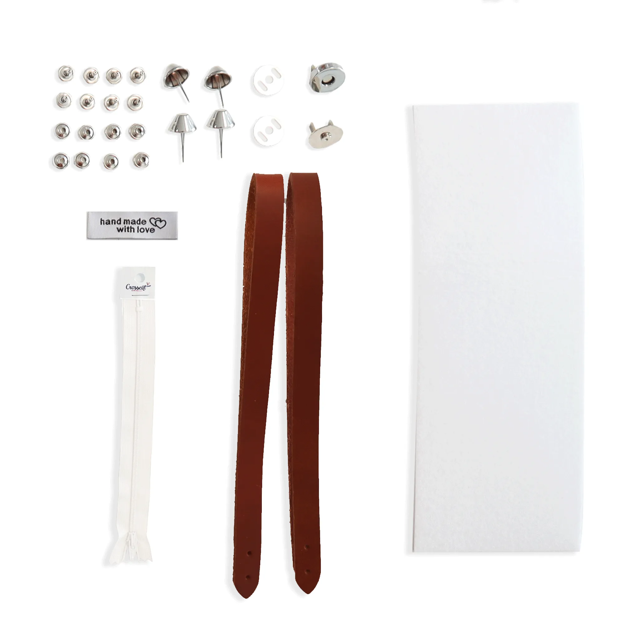 Lincoln Tote Leather Handles & Hardware Kit