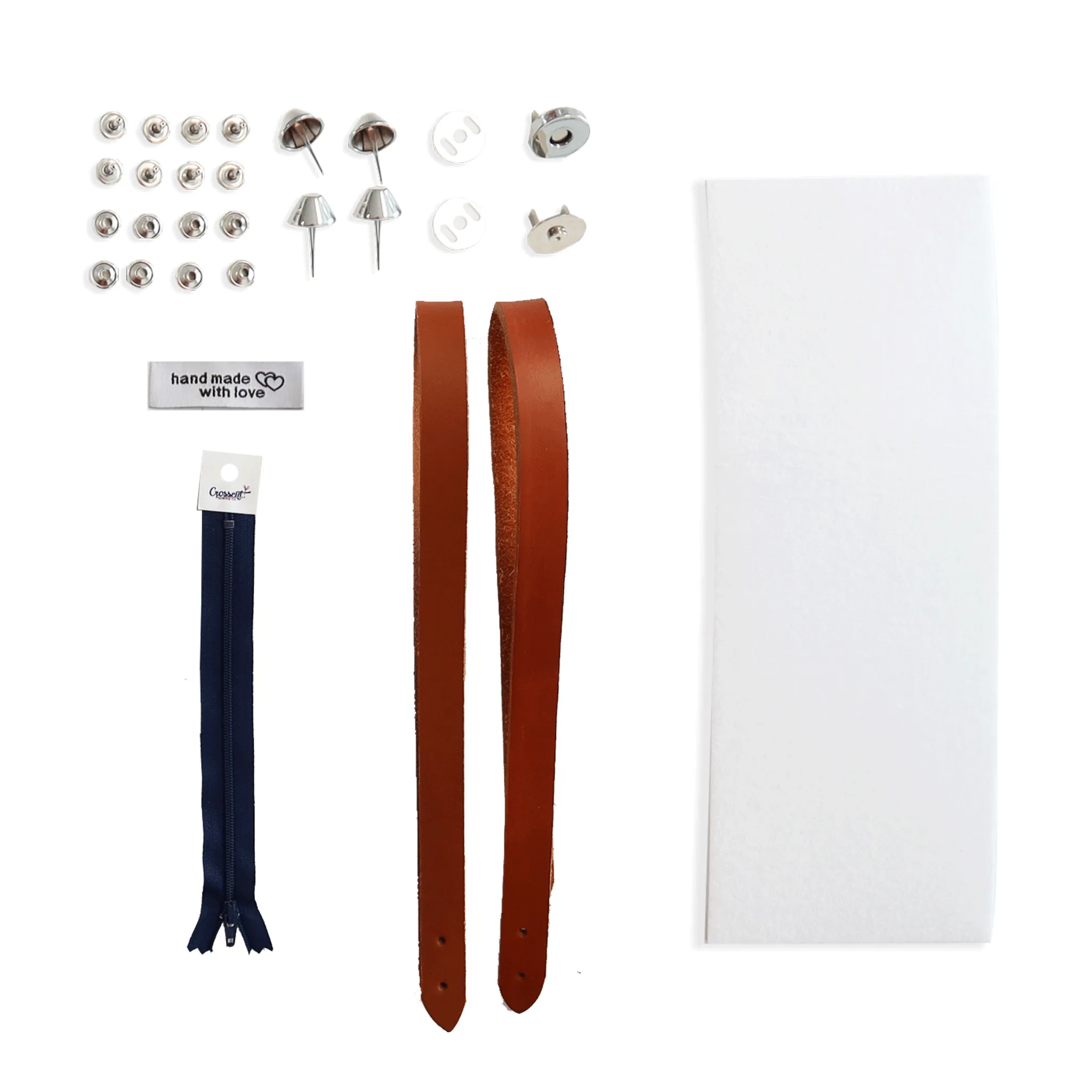 Lincoln Tote Leather Handles & Hardware Kit