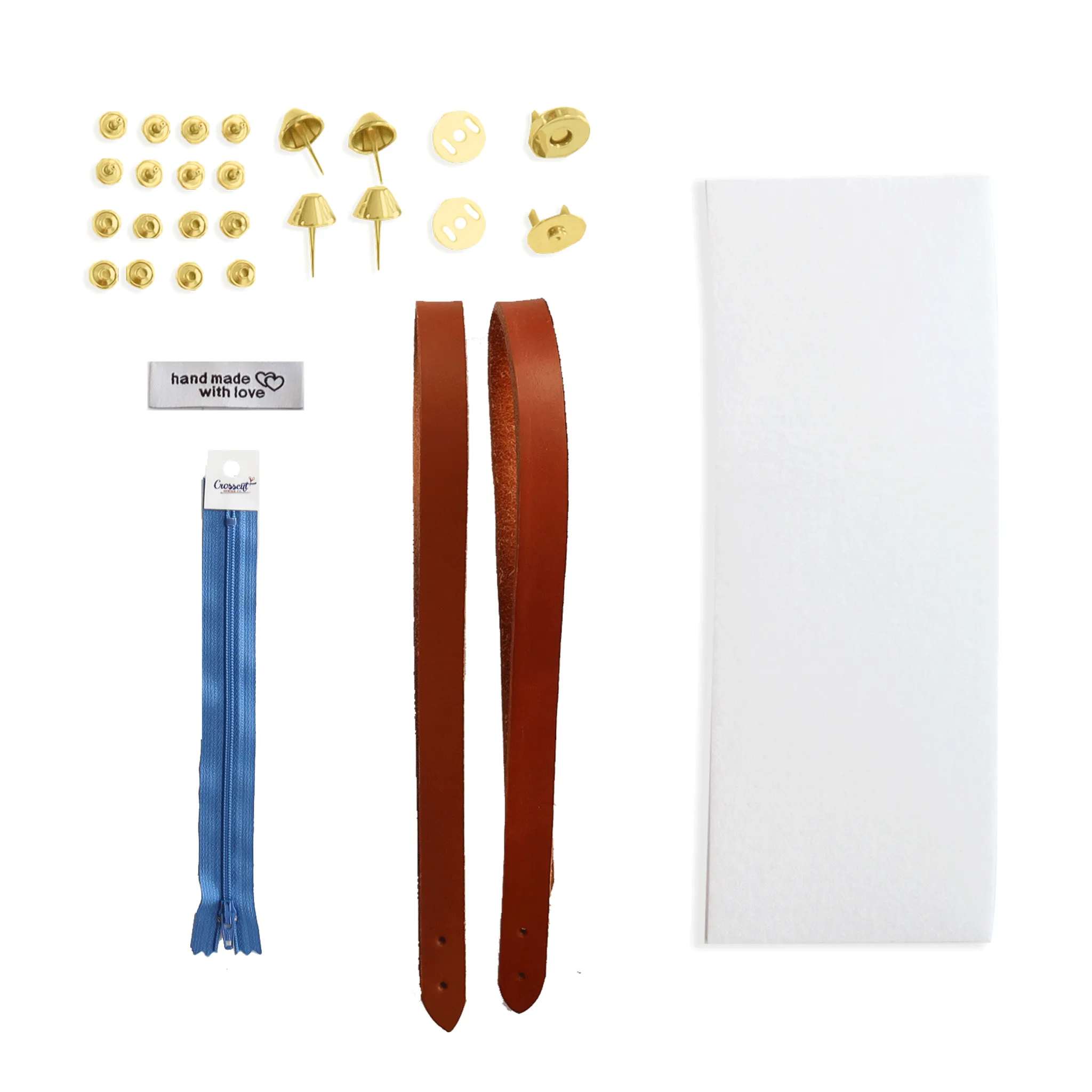 Lincoln Tote Leather Handles & Hardware Kit