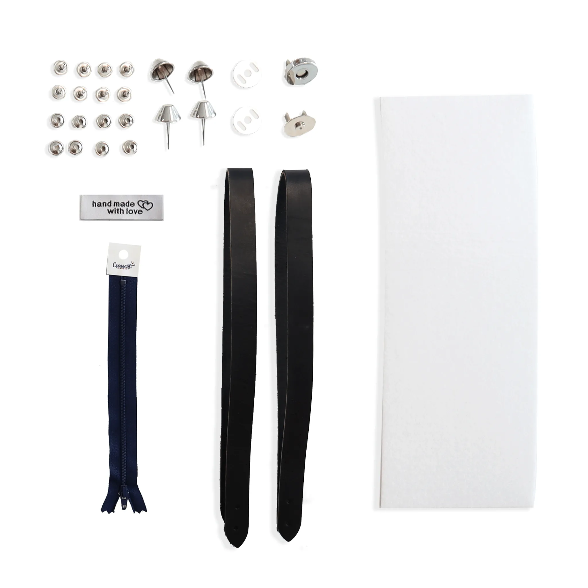 Lincoln Tote Leather Handles & Hardware Kit