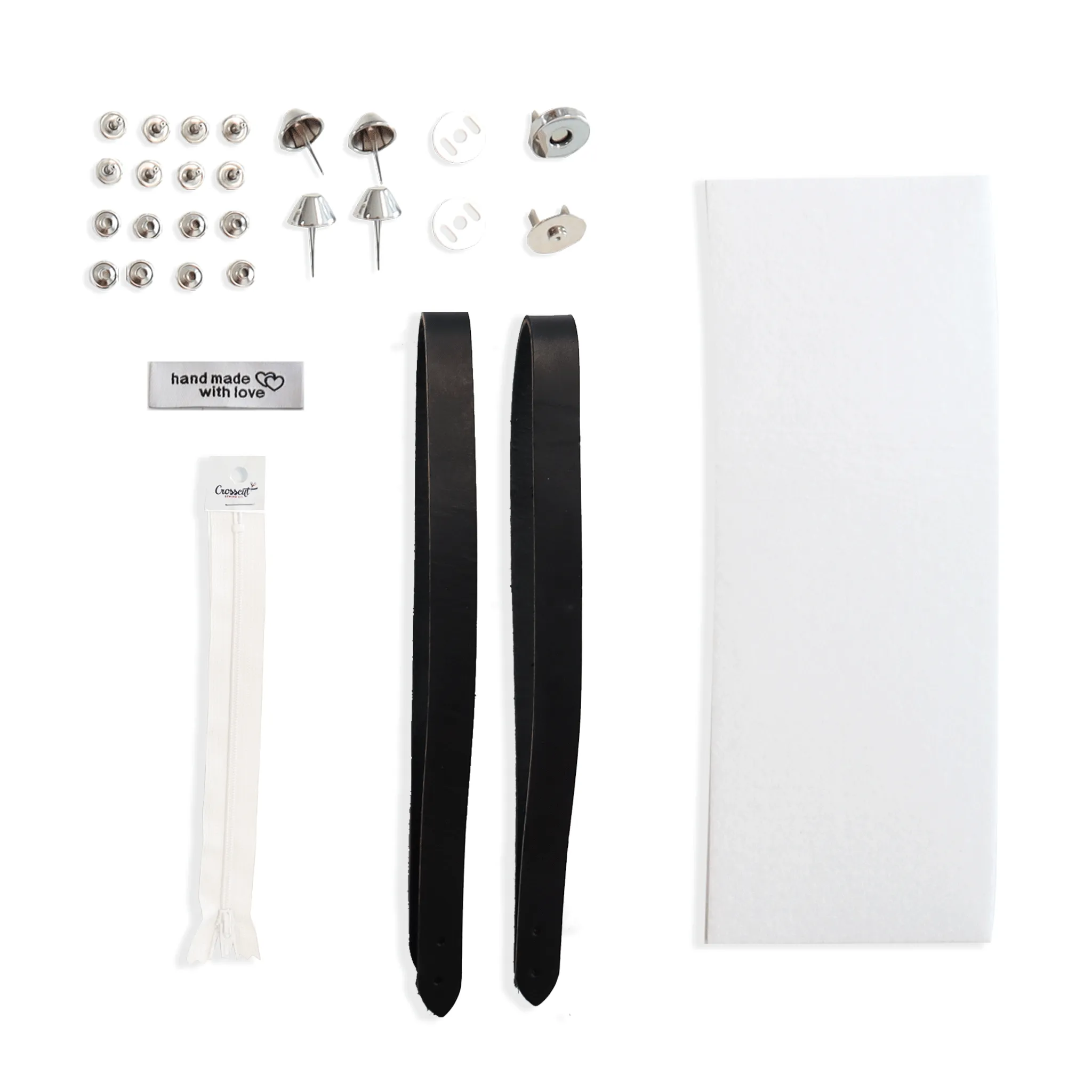 Lincoln Tote Leather Handles & Hardware Kit
