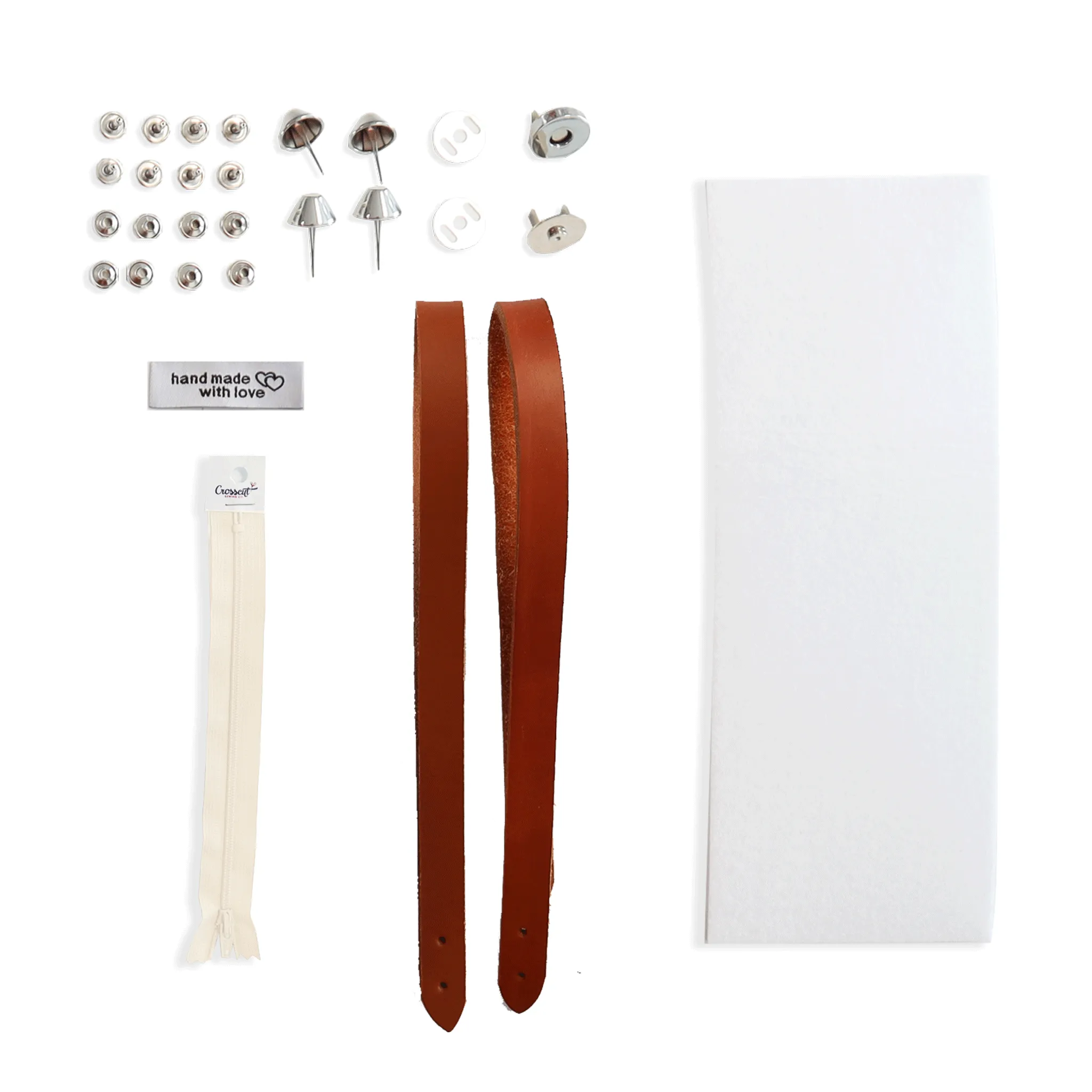 Lincoln Tote Leather Handles & Hardware Kit