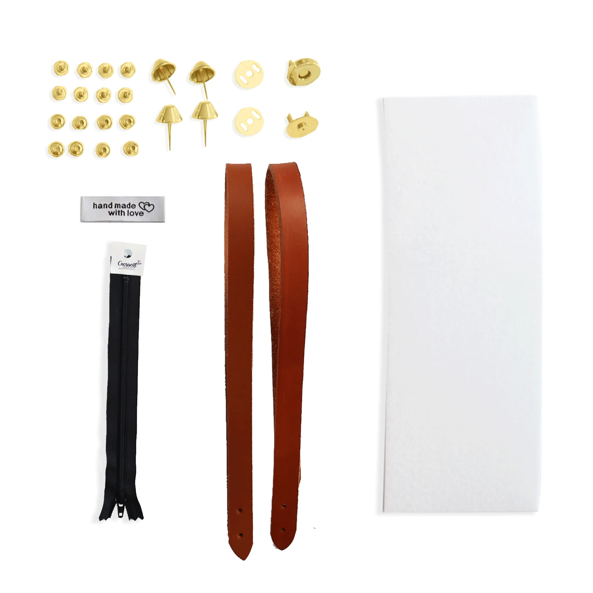 Lincoln Tote Leather Handles & Hardware Kit