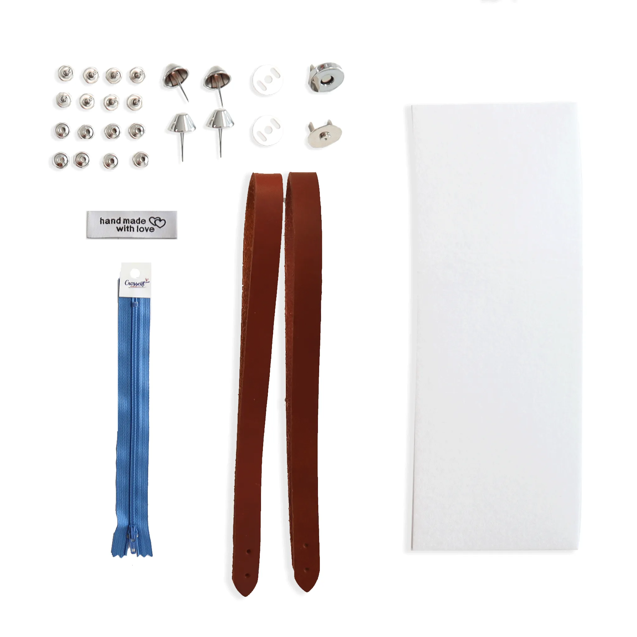 Lincoln Tote Leather Handles & Hardware Kit
