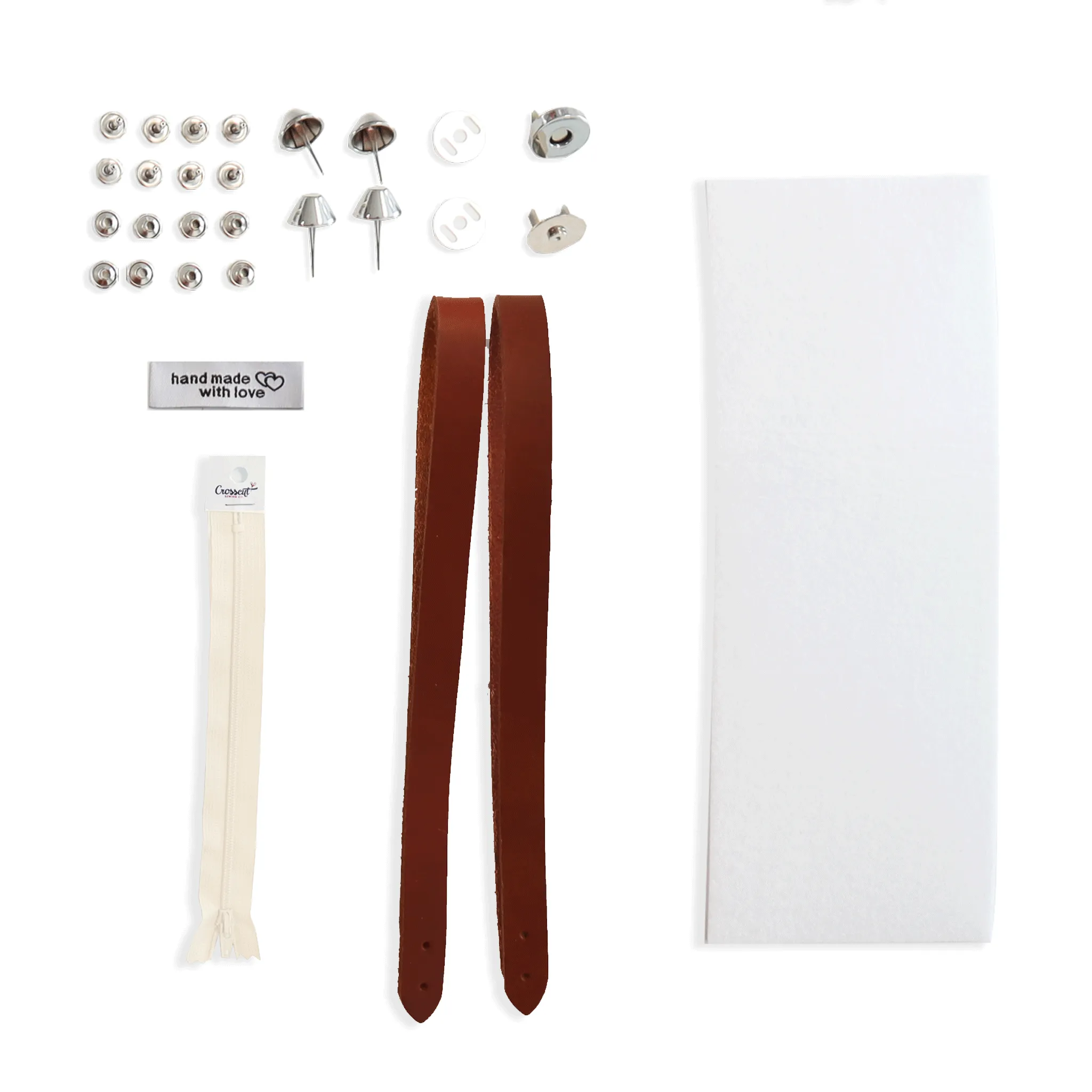 Lincoln Tote Leather Handles & Hardware Kit