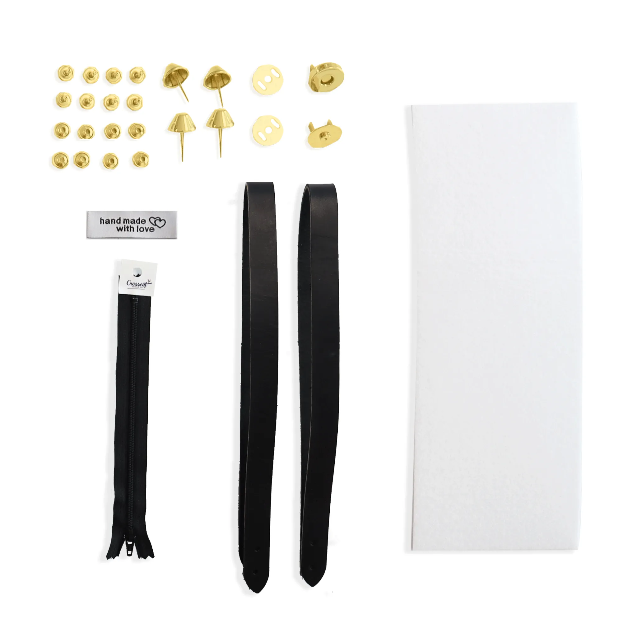 Lincoln Tote Leather Handles & Hardware Kit