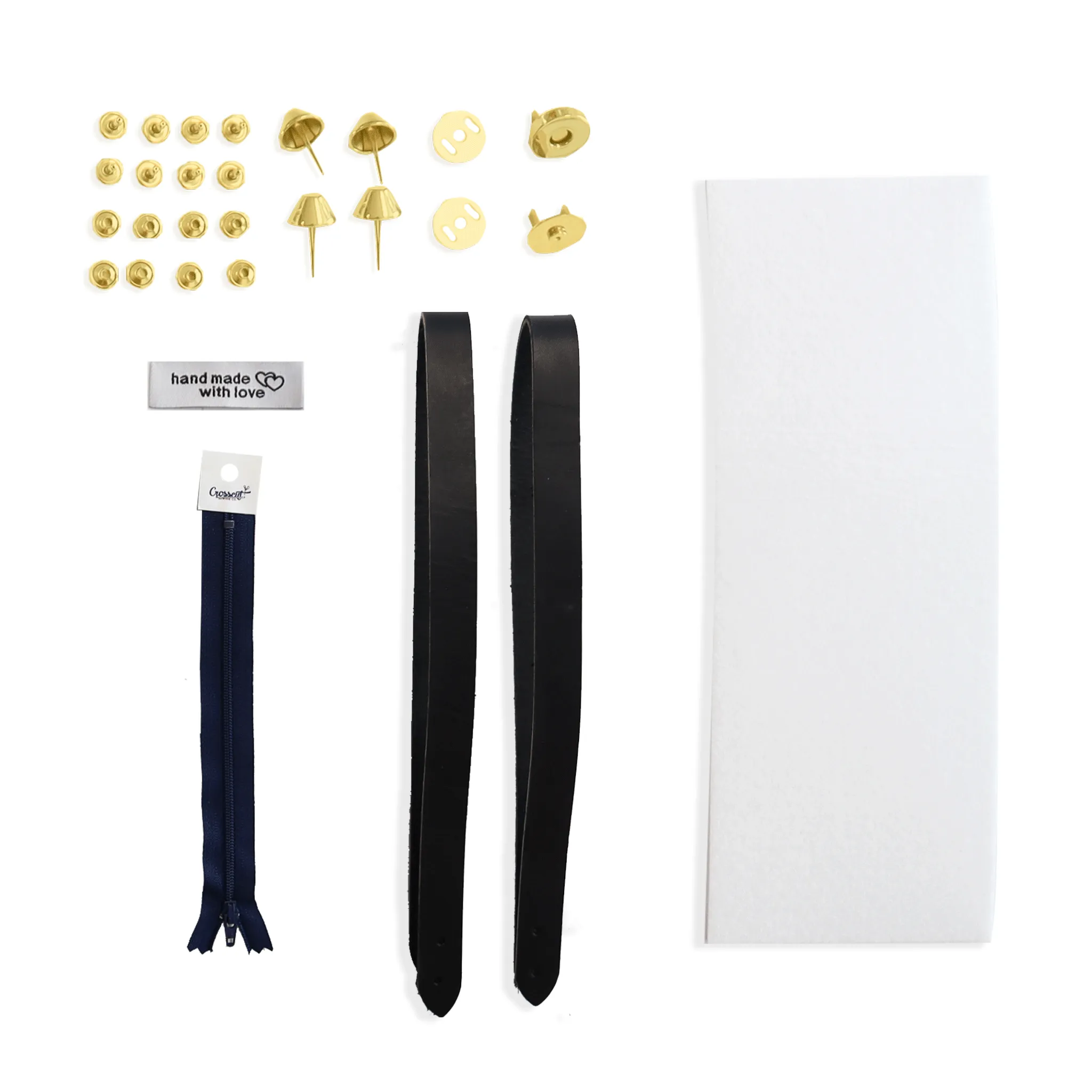Lincoln Tote Leather Handles & Hardware Kit