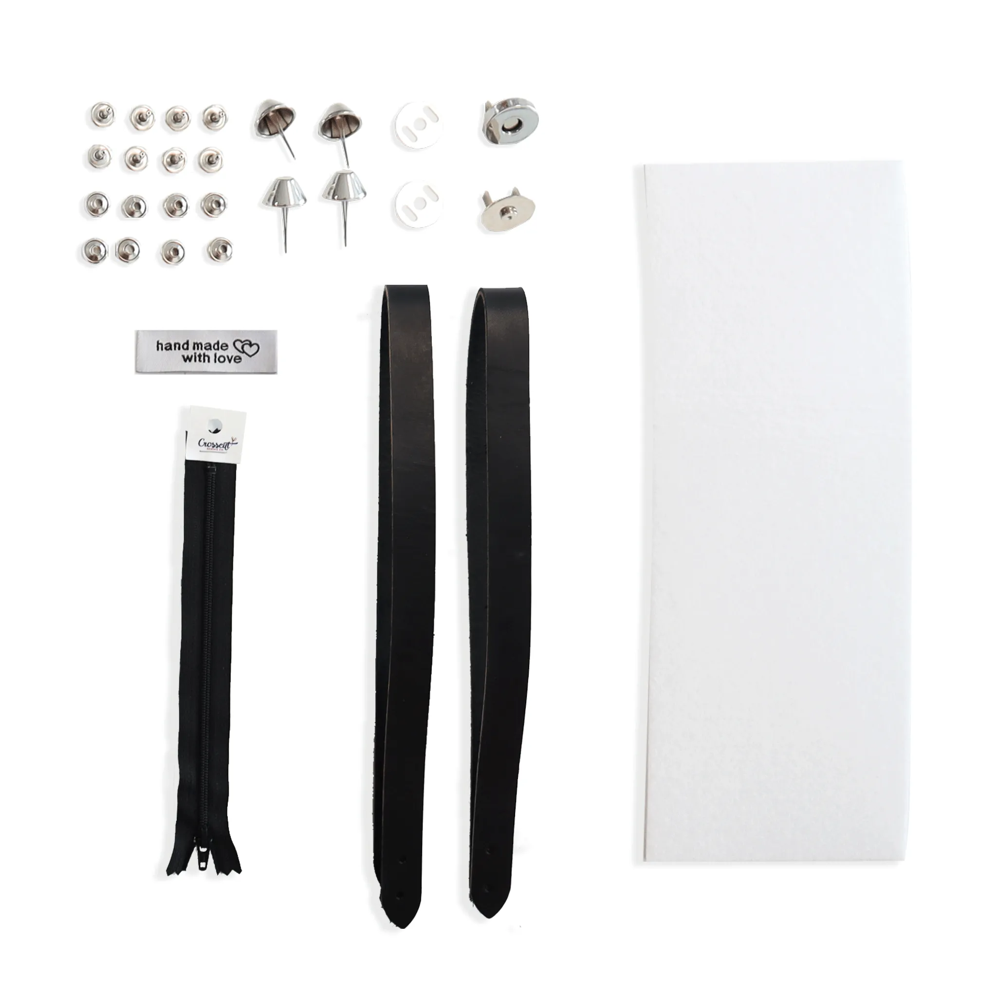 Lincoln Tote Leather Handles & Hardware Kit