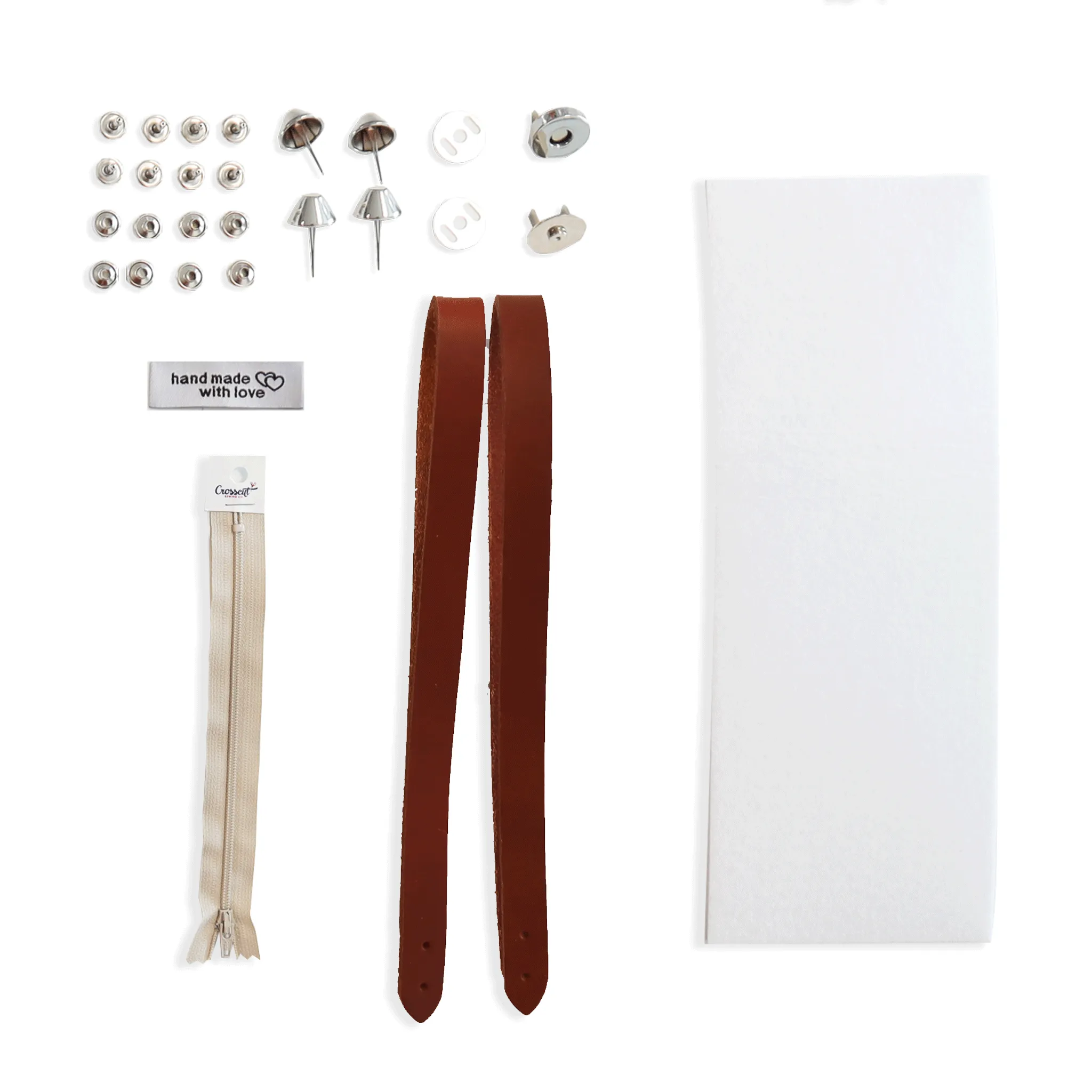Lincoln Tote Leather Handles & Hardware Kit