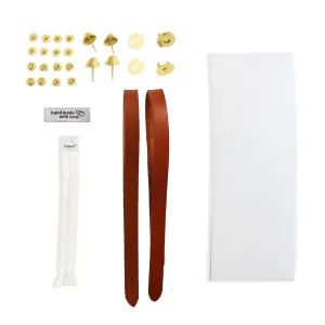 Lincoln Tote Leather Handles & Hardware Kit