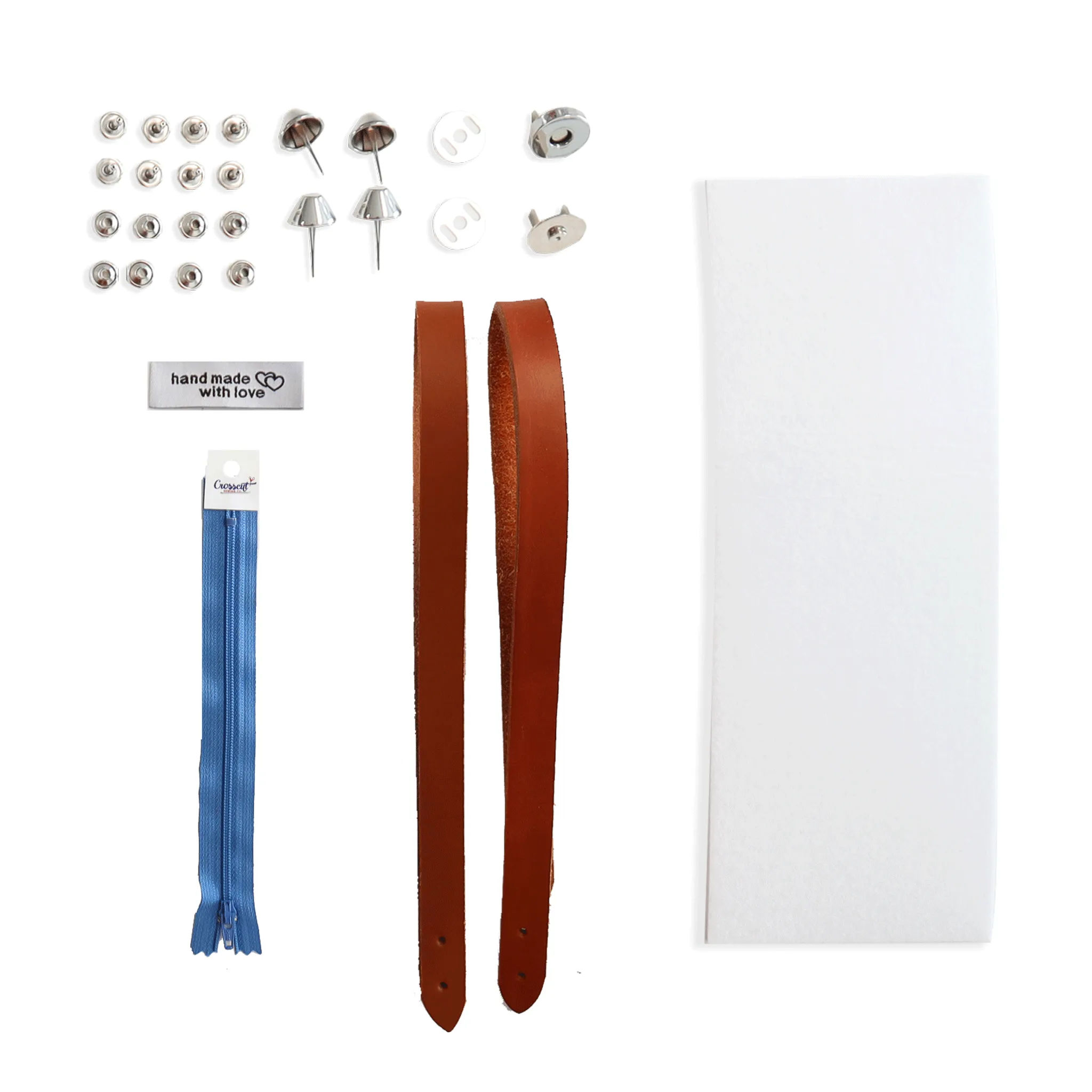 Lincoln Tote Leather Handles & Hardware Kit