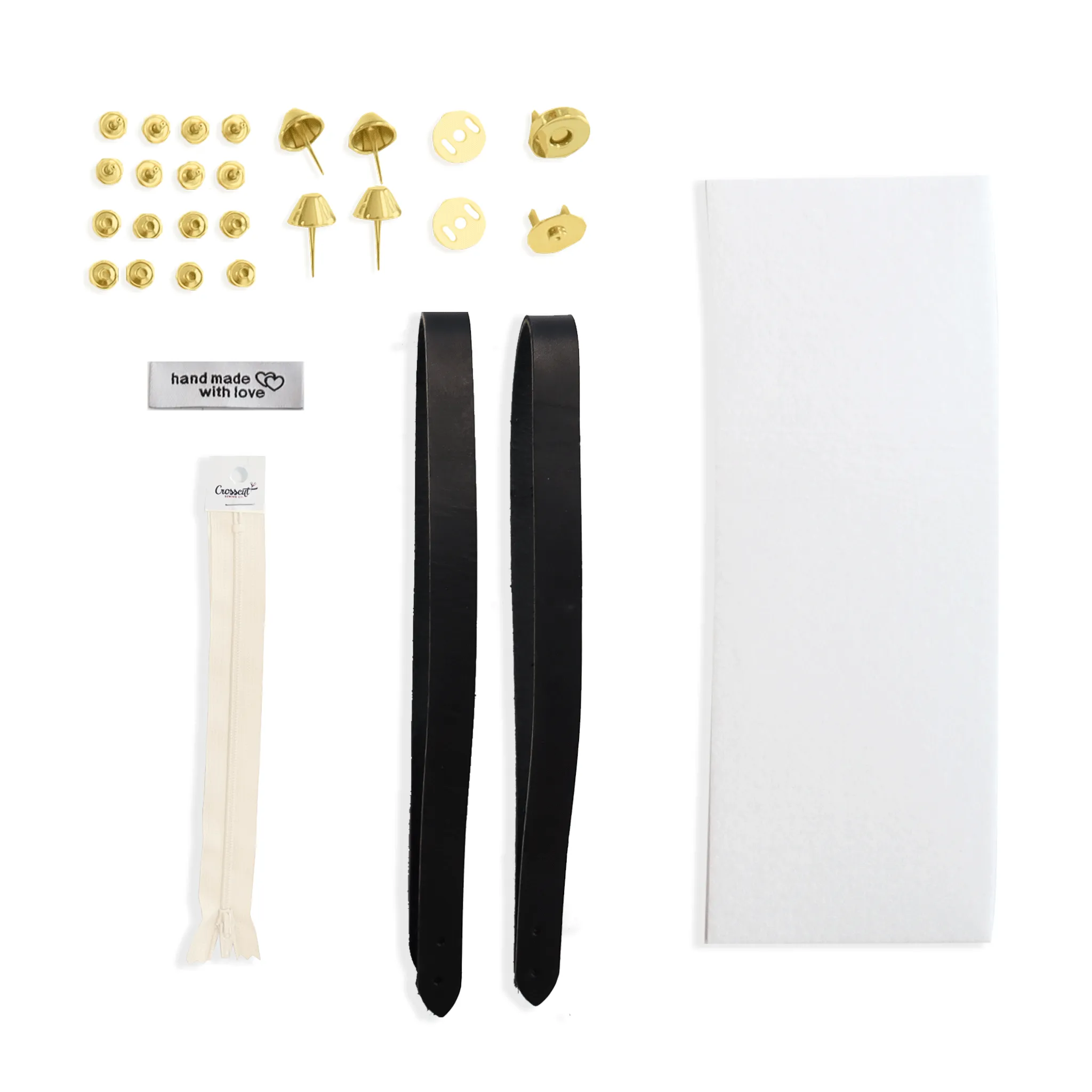 Lincoln Tote Leather Handles & Hardware Kit