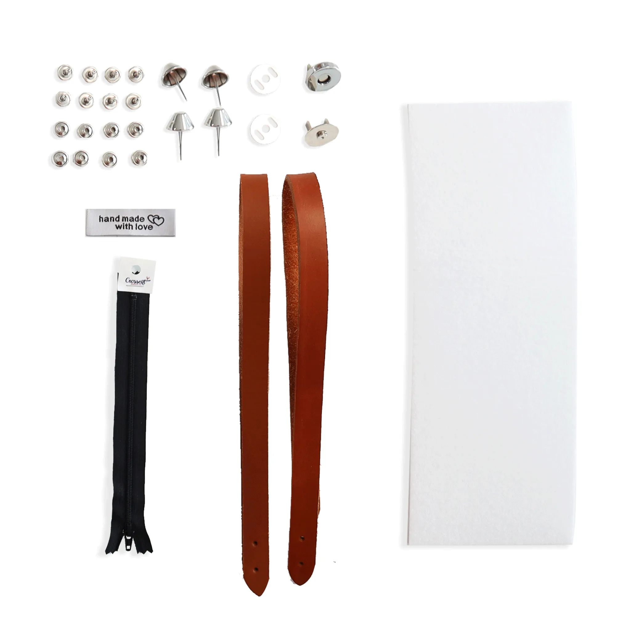 Lincoln Tote Leather Handles & Hardware Kit