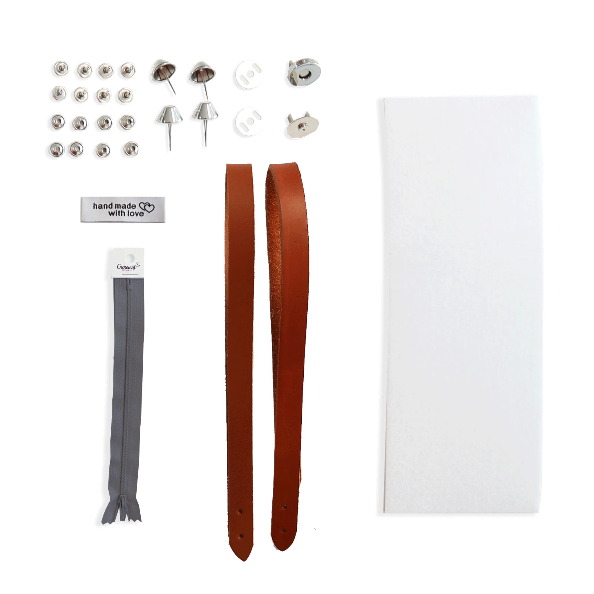 Lincoln Tote Leather Handles & Hardware Kit