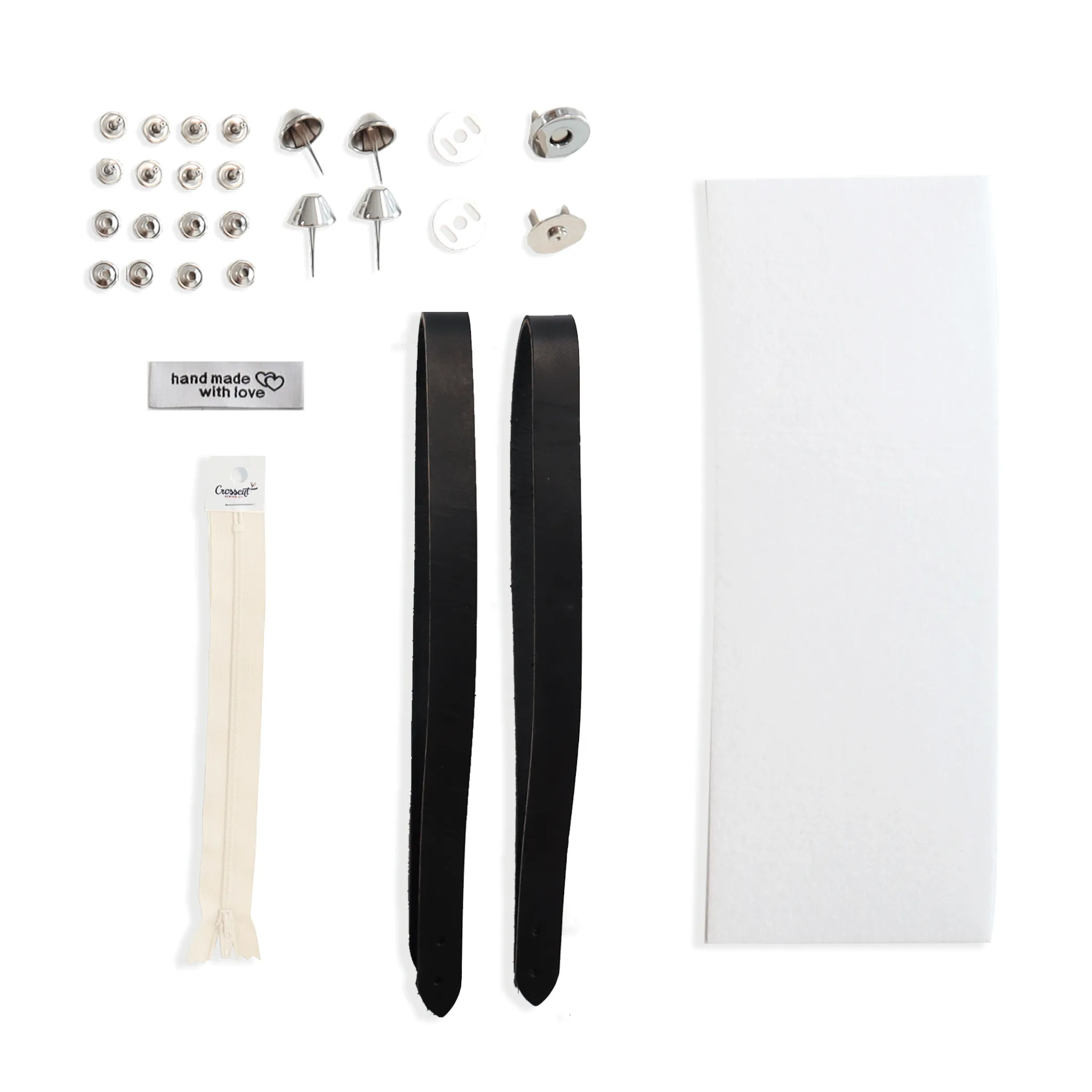 Lincoln Tote Leather Handles & Hardware Kit