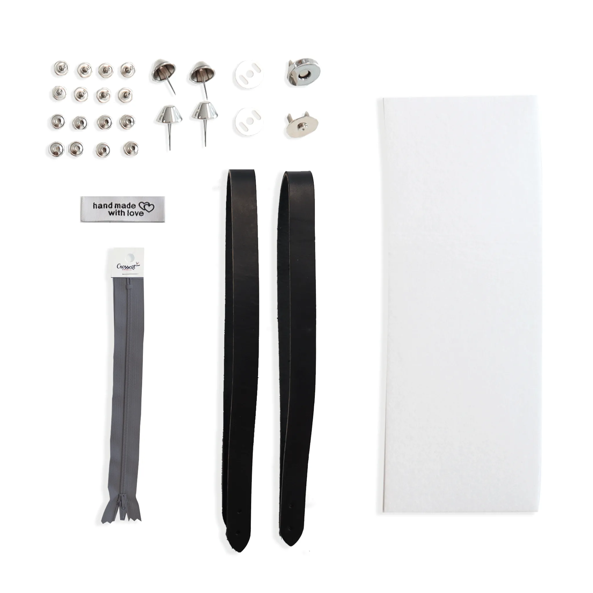 Lincoln Tote Leather Handles & Hardware Kit