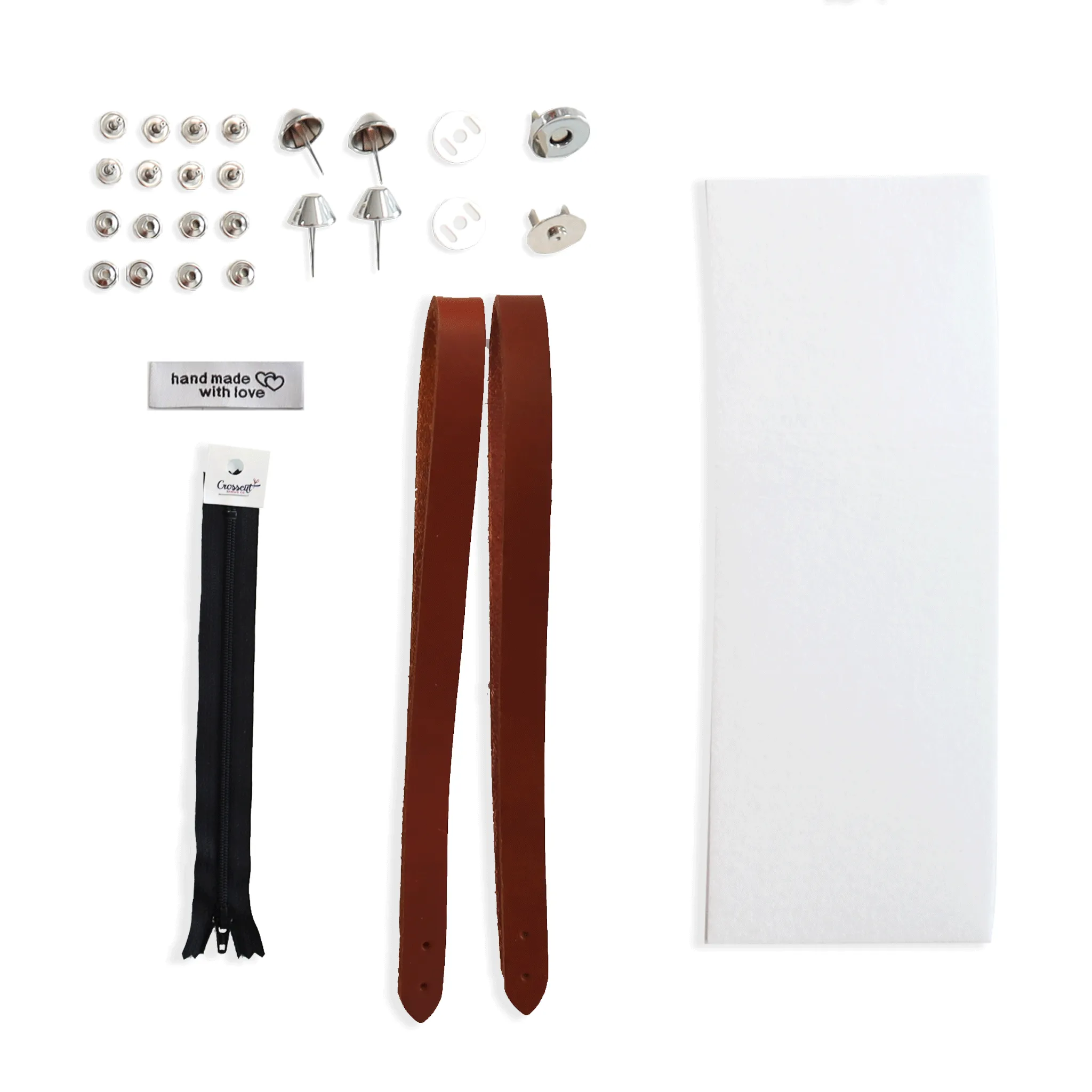 Lincoln Tote Leather Handles & Hardware Kit